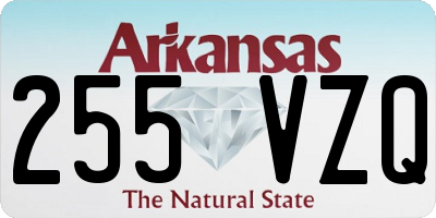 AR license plate 255VZQ