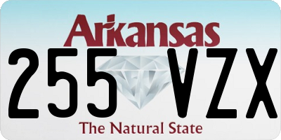 AR license plate 255VZX