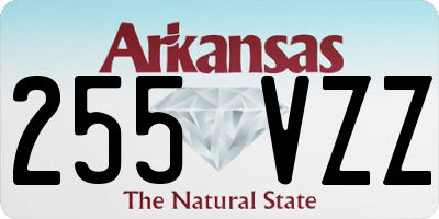 AR license plate 255VZZ
