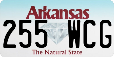 AR license plate 255WCG