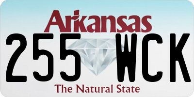 AR license plate 255WCK
