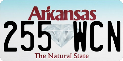 AR license plate 255WCN