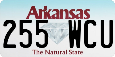 AR license plate 255WCU