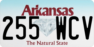 AR license plate 255WCV