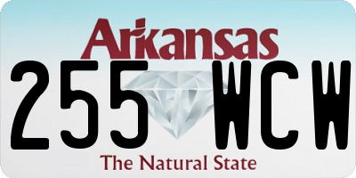 AR license plate 255WCW