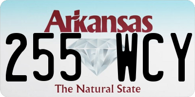 AR license plate 255WCY