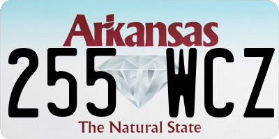 AR license plate 255WCZ
