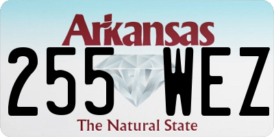 AR license plate 255WEZ