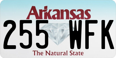 AR license plate 255WFK