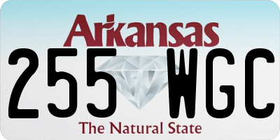 AR license plate 255WGC