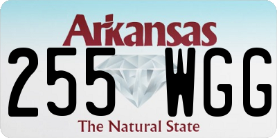 AR license plate 255WGG