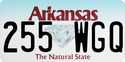 AR license plate 255WGQ
