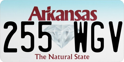 AR license plate 255WGV
