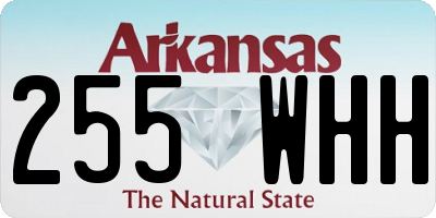 AR license plate 255WHH