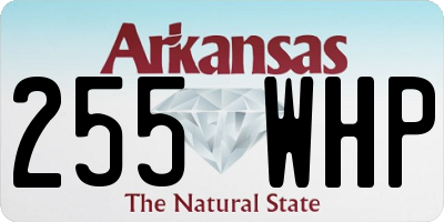 AR license plate 255WHP