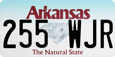 AR license plate 255WJR