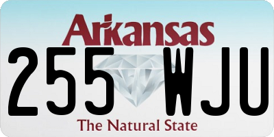 AR license plate 255WJU