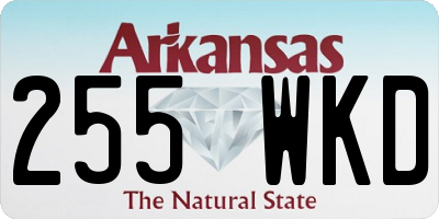 AR license plate 255WKD