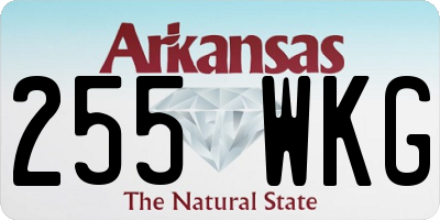 AR license plate 255WKG