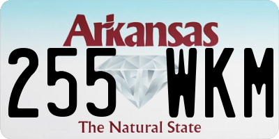 AR license plate 255WKM