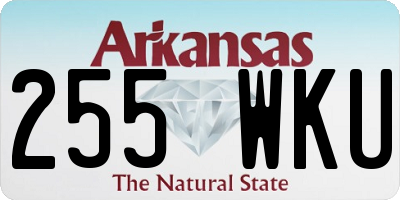 AR license plate 255WKU