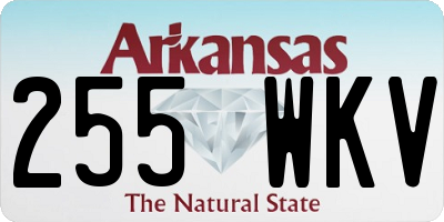 AR license plate 255WKV