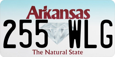 AR license plate 255WLG