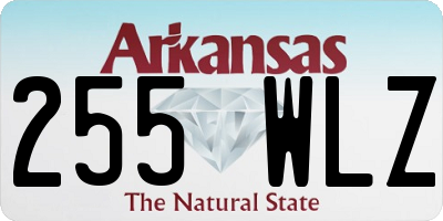AR license plate 255WLZ
