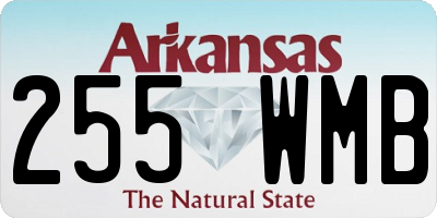 AR license plate 255WMB