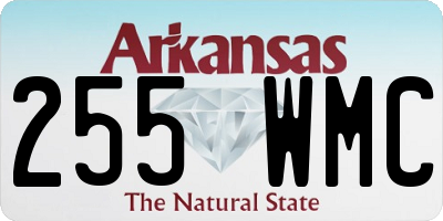 AR license plate 255WMC
