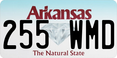 AR license plate 255WMD