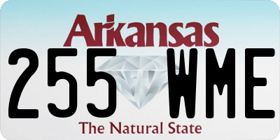 AR license plate 255WME