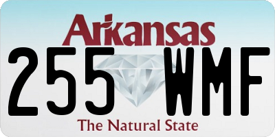 AR license plate 255WMF