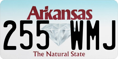 AR license plate 255WMJ