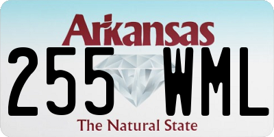 AR license plate 255WML