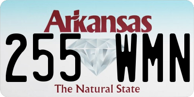AR license plate 255WMN