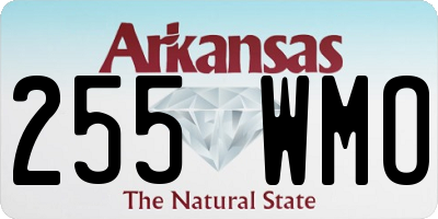AR license plate 255WMO