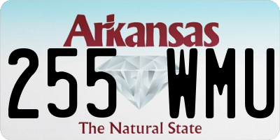 AR license plate 255WMU