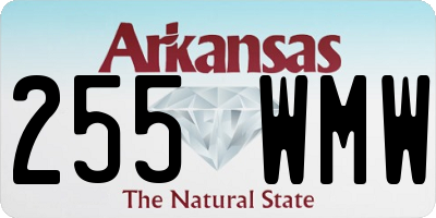 AR license plate 255WMW