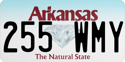 AR license plate 255WMY
