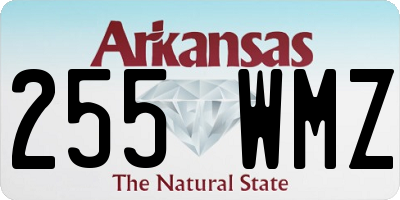 AR license plate 255WMZ