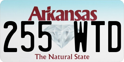 AR license plate 255WTD