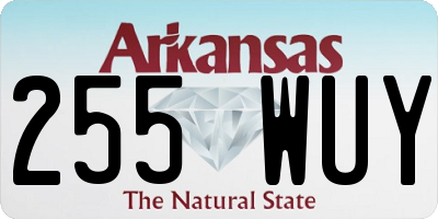 AR license plate 255WUY