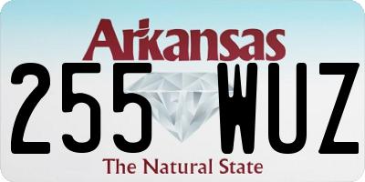 AR license plate 255WUZ