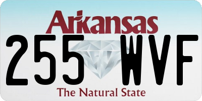 AR license plate 255WVF