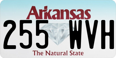 AR license plate 255WVH