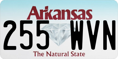 AR license plate 255WVN