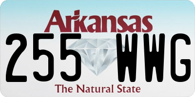 AR license plate 255WWG