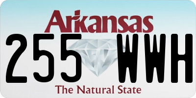 AR license plate 255WWH