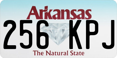 AR license plate 256KPJ